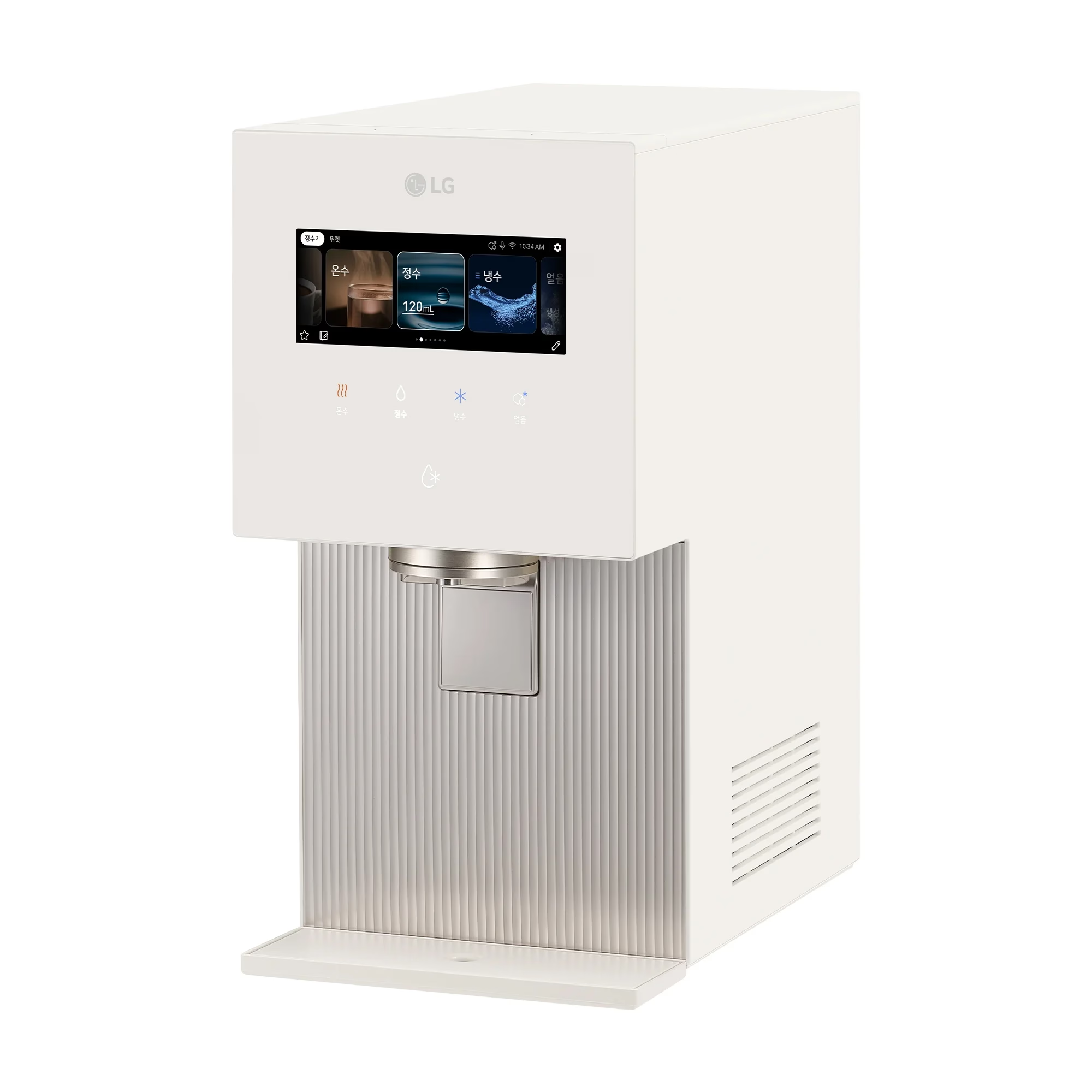 LG 퓨리케어 AI 오브제컬렉션 냉동얼음정수기 WD724RE (음성인식/맞춤 출수, 냉온정, 얼음)
